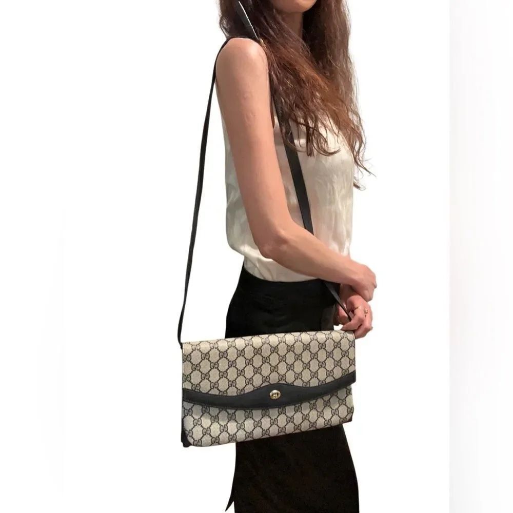 Gucci Black and Cream Women's Bag